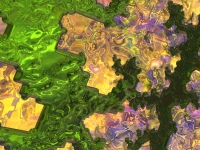 Green Flow - colourful abstract image with it's roots in chaos - by random-man - picture section 03