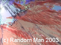 Golden - Contemorary abstract artwork by British artist Random Man - image section 04
