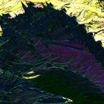 Golden - Contemorary abstract artwork by British artist Random Man - image section 01